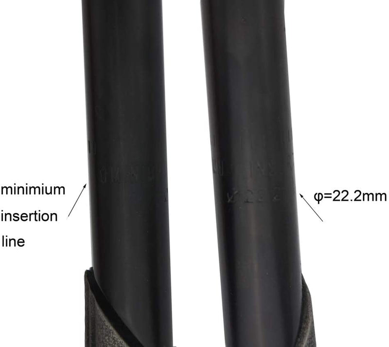 UPANBIKE Bike Stem 22.2mm*25.4mm Aluminum Alloy Gooseneck Shape 40mm/80mm Stem B002 - UPANBIKE