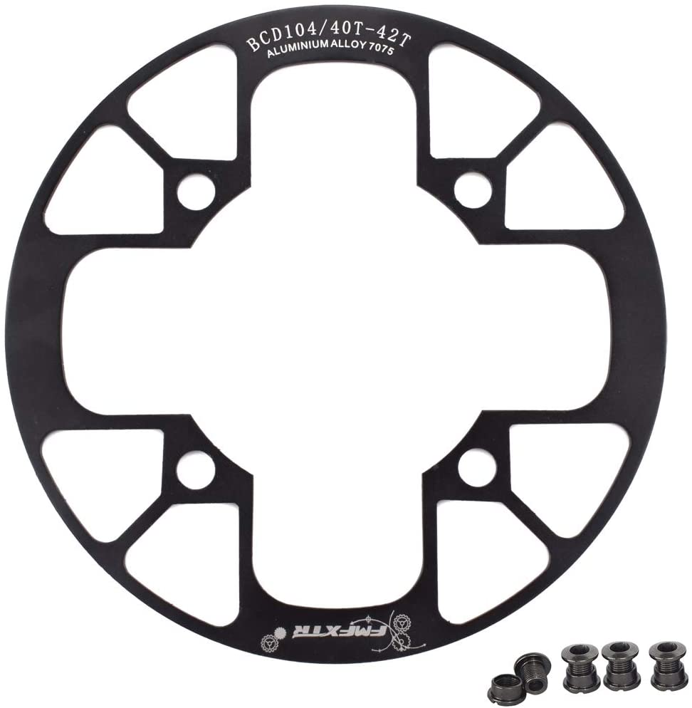 UPANBIKE Bike Chainring Guard 104 BCD Aluminum Alloy Chain Ring Protector Cover for 32~34T 36~38T 40~42T Chainring Sprockets B193 - UPANBIKE