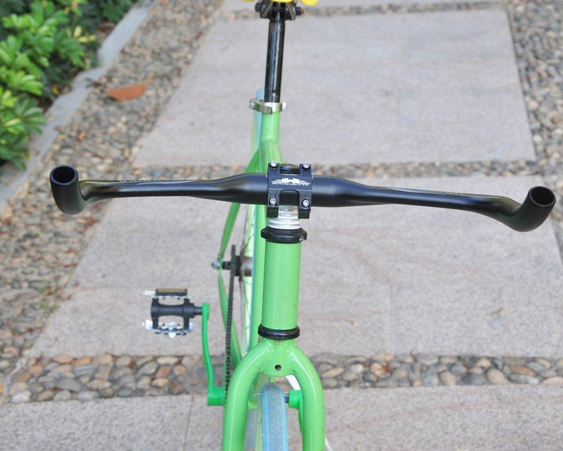 UPANBIKE Fixed Gear Bike Handlebar Bullhorn Riser Bar Rest TT Bar 31.8mm*420mm B144 - UPANBIKE
