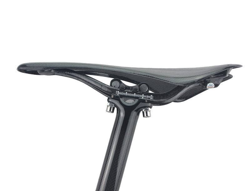 UPANBIKE Glossy Black Bike Seat Post T800 3K Carbon Fiber 350mm 400mm Seatpos TX008 - UPANBIKE