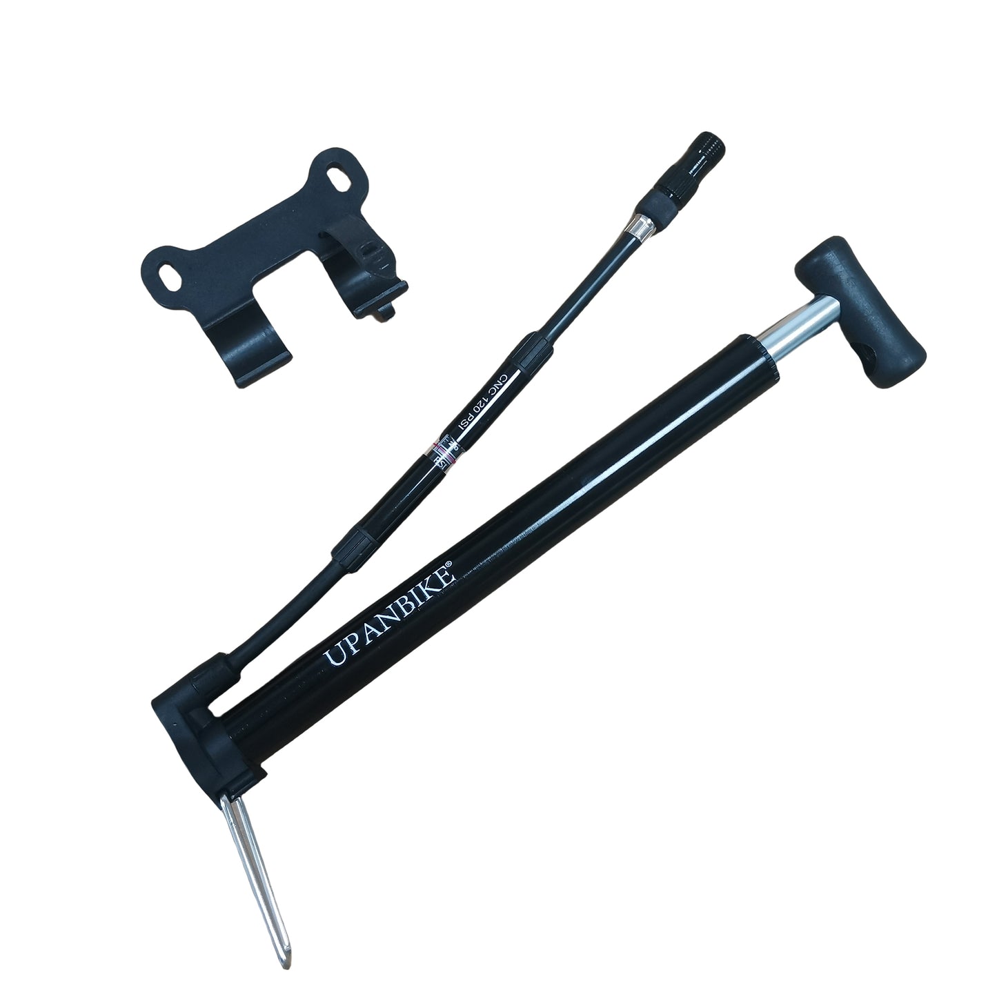 Bike Air Pump Portable with Presta and Schrade Gauge Floor Pump