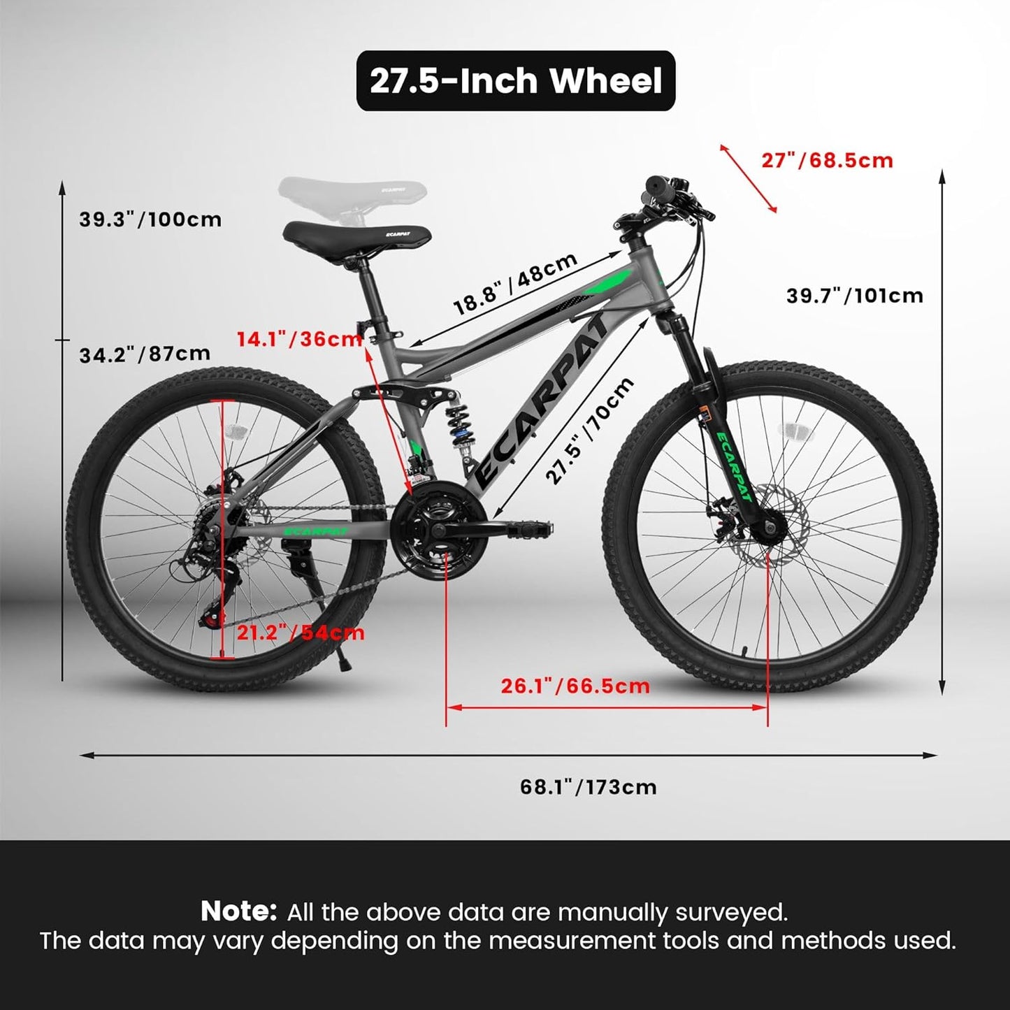 Dual Suspension Mountain Bike
