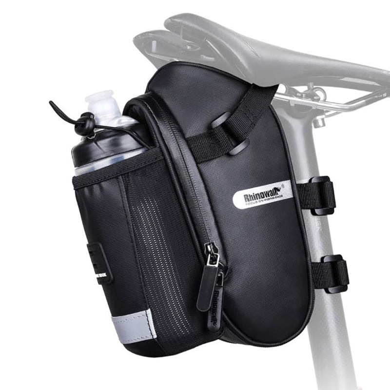 X21559 Bicycle Saddle Bag With Water Bottle Pocket (bottle NOT included)