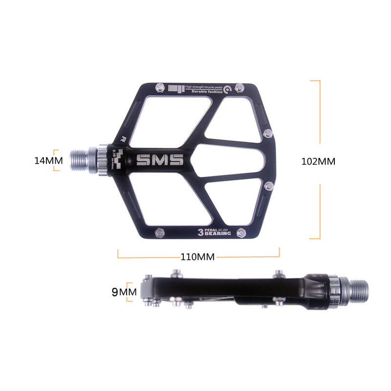 9/16'' Triple Bearing Bike Pedals Bicycle Platform(A Pair) B619 - UPANBIKE