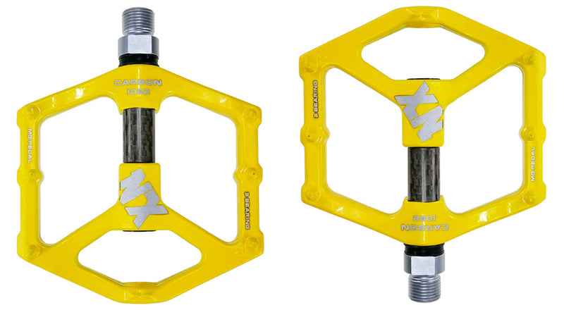UPANBIKE MTB Road Bike 9/16" Bike Pedals Wide Flat Platform Magnesium Alloy CNC Ultralight 3 Bearing Bicycle Pedals UP658 - UPANBIKE