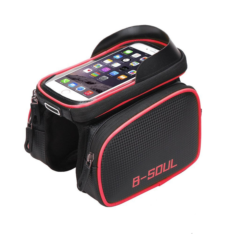 UPANBIKE Bike Handlebar Bag  Frame Top Tube Touch Bag With Phone Mount Holder B712 - UPANBIKE