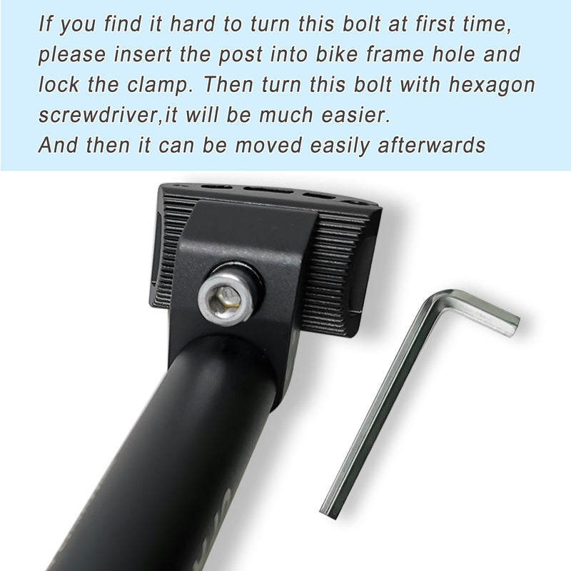 Extra long bike lock clearance