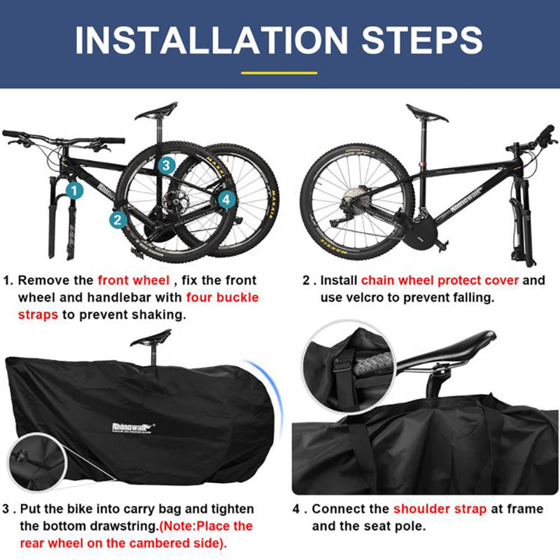 RM262 Bicycle Storage Bag With Chain Protective Cover