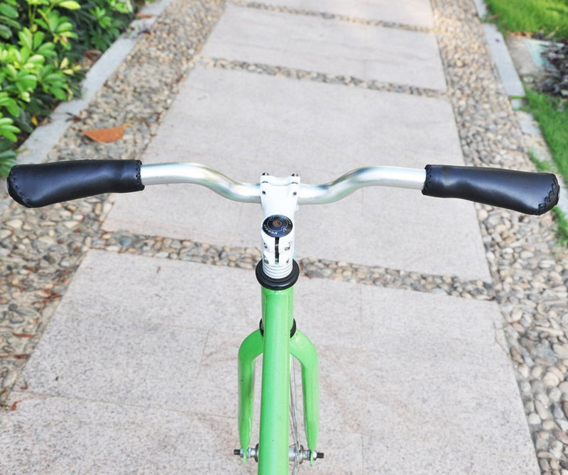 UPANBIKE Bike Ergonomic Leather Handmade Handlebar Grips B101 - UPANBIKE