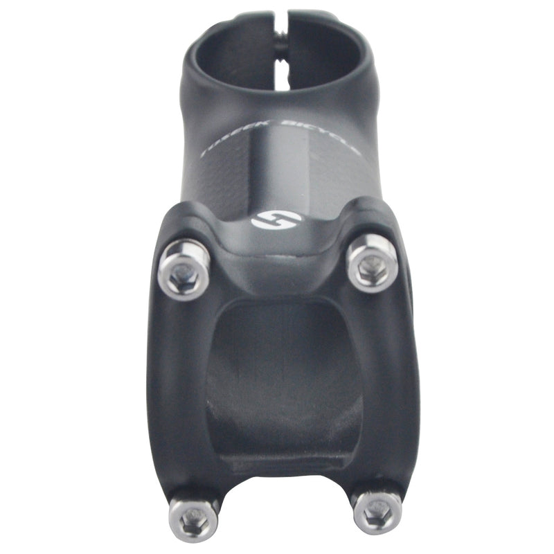 UPANBIKE Bike Stem Aluminum Alloy+3K Carbon Fiber 1 1/8" 31.8mm*90mm 110mm Degree 6 Degree 17 TX015 - UPANBIKE