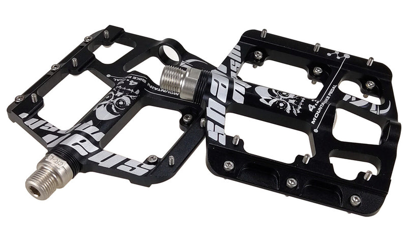 UPANBIKE Mountain Road Bike Pedals Aluminum Alloy Wide Flat Platform 9/16" CNC Ultralight 3 Sealed Bearing Bicycle Pedals UP659 - UPANBIKE