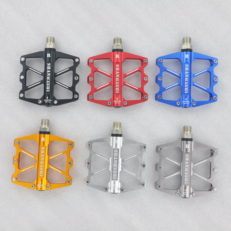 UPANBIKE 4 Sealed Bearing Pedals for Mountain Bike Road Bicycle Aluminum Flat Platform B609 - UPANBIKE