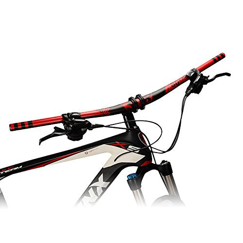 UPANBIKE Aluminium Alloy Mountain Road Bike Handlebar 31.8mm*780mm Bicycle Riser Bar B191 - UPANBIKE