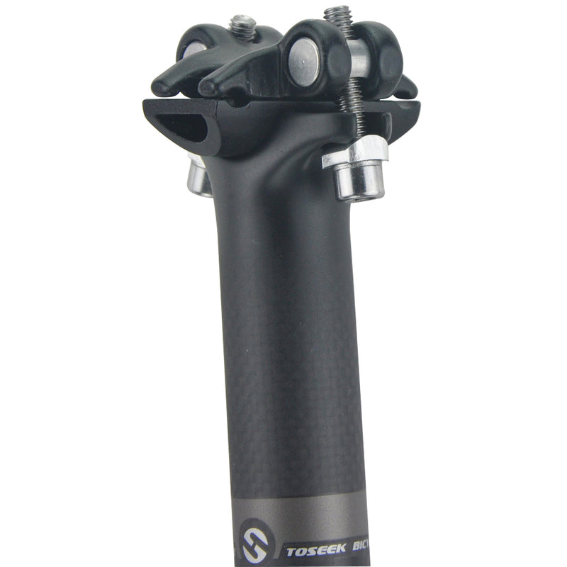 UPANBIKE Carbon Fiber Bike Seat Post Seatpost 350mm 400mm for Mountain Bike Road Bicycle Seat Post Tube TX010 - UPANBIKE