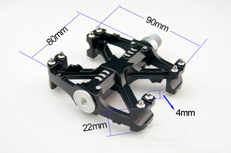 UPANBIKE 9/16" Aluminium Alloy Sealed Bearing Bicycle Pedals with Anti Slip Rivets Mountain Bike Pedals UP602 - UPANBIKE