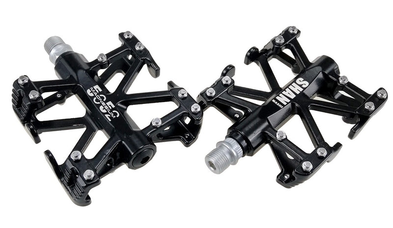 UPANBIKE Bike Pedals Ultralight Magnesium Alloy 9/16 inch Spindle Bearing High-Strength Flat Platform Mountain Bicycle Pedals B632 - UPANBIKE