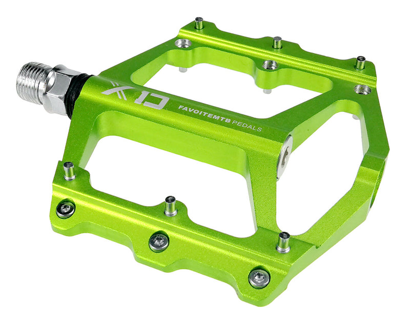 UPANBIKE 9/16 inch Bike Pedals Aluminum Alloy Wide Flat Platform For Mountain Bike Road Bicycle B623 - UPANBIKE