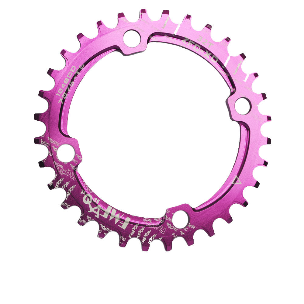 SNAIL Chainring 104BCD Round 30 32t 36t 38t 40 46 48 50 52 T Narrow Wide Ultralight Plate MTB Mountain Bike 104 BCD Chain Ring